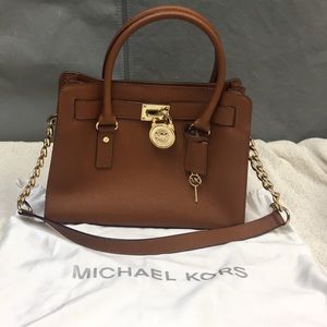 Michael Kors Textured Leather Purse - Brown